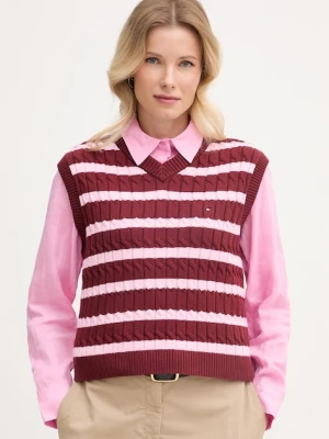 Tommy Hilfiger kamizelka damska bawełniana