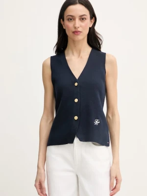 Tommy Hilfiger kamizelka damska bawełniana