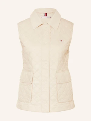 Tommy Hilfiger Kamizelka Pikowana weiss