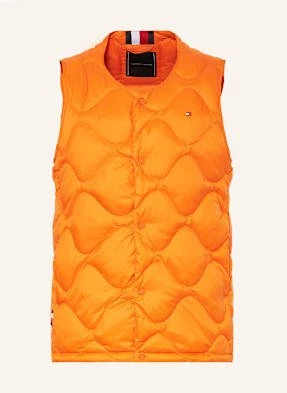 Tommy Hilfiger Kamizelka Puchowa orange