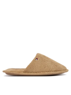 Tommy Hilfiger Kapcie Corduroy House Shoes FM0FM06019 Beżowy