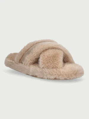 Tommy Hilfiger kapcie damskie TH FEMININE HOUSE SHOES beżowy