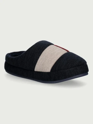 Tommy Hilfiger kapcie męskie FLAG HOUSE SHOE granatowy