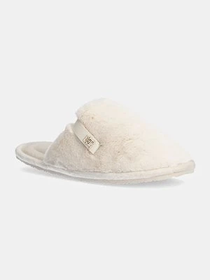 Tommy Hilfiger kapcie TH COMFORT HOME SLIPPER kolor beżowy FW0FW08138