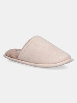 Tommy Hilfiger kapcie TH SOFT HOUSE SHOE kolor beżowy FW0FW08853