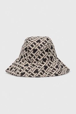 Tommy Hilfiger kapelusz bawełniany kolor czarny bawełniany AW0AW15782