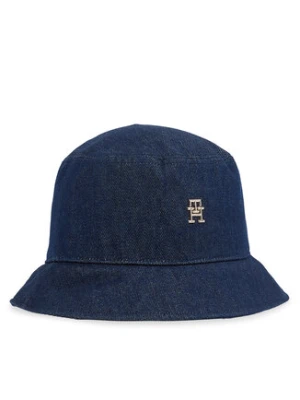 Tommy Hilfiger Kapelusz Elevated Chic Denim Bucket Hat AW0AW17133 Granatowy