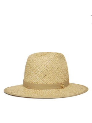 Tommy Hilfiger Kapelusz Premium Beach Fedora AW0AW17135 Beżowy