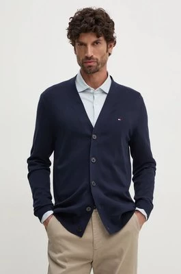 Tommy Hilfiger kardigan bawełniany kolor granatowy MW0MW33111