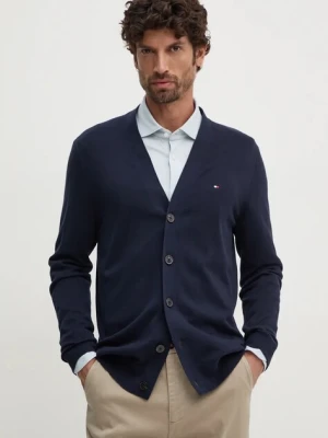 Tommy Hilfiger kardigan bawełniany kolor granatowy MW0MW33111