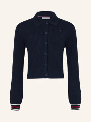 Tommy Hilfiger Kardigan blau GRANATOWY