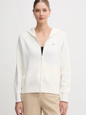 Tommy Hilfiger kardigan damski kolor beżowy lekki WW0WW42018