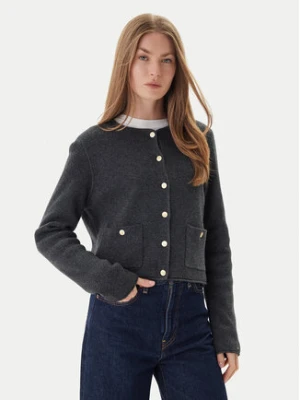 Tommy Hilfiger Kardigan WW0WW46441 Szary Regular Fit