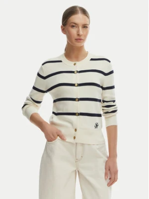 Tommy Hilfiger Kardigan WW0WW49617 Écru Regular Fit