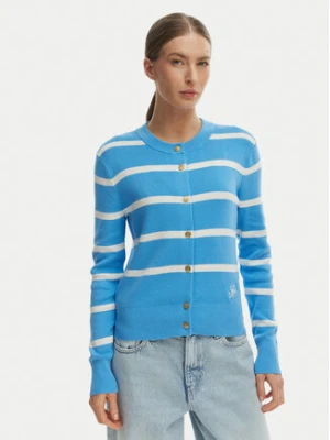 Tommy Hilfiger Kardigan WW0WW49617 Niebieski Regular Fit