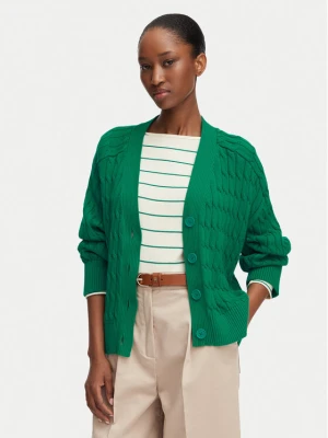Tommy Hilfiger Kardigan WW0WW50078 Zielony ciemny Relaxed Fit