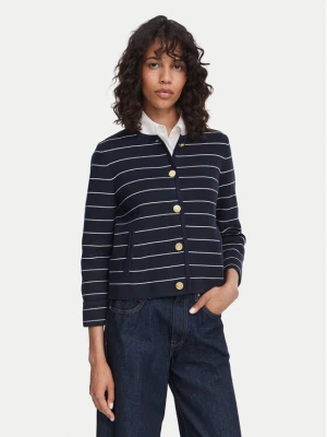 Tommy Hilfiger Kardigan WW0WW50088 Granatowy Regular Fit