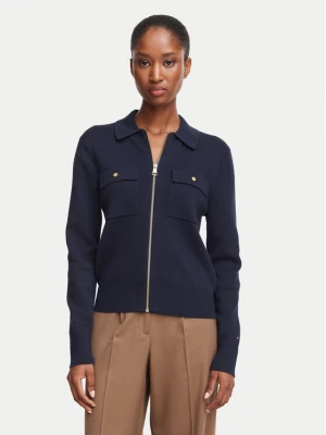 Tommy Hilfiger Kardigan WW0WW51415 Granatowy Regular Fit