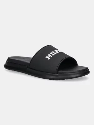 Tommy Hilfiger klapki DUAL DENSITY HILFIGER POOL SLIDE męskie kolor czarny FM0FM05430