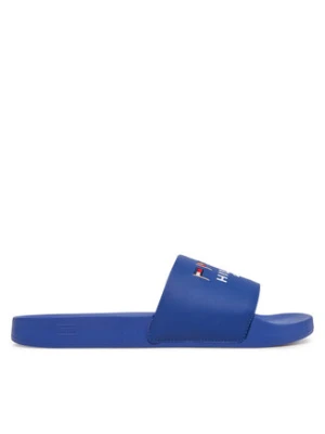 Tommy Hilfiger Klapki Flags Pool Slide FM0FM05431 Niebieski