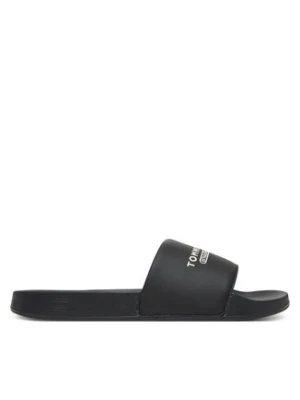 Tommy Hilfiger Klapki Raised Pool Slide FM0FM05761 Czarny