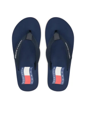 Tommy Hilfiger Klapki T3X8-34408-0058 Niebieski