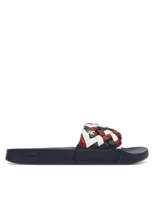 Tommy Hilfiger Klapki Th Cornrow Pool Slide FW0FW09039 Kolorowy