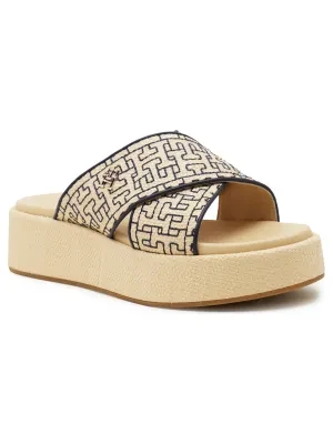 Tommy Hilfiger Klapki TH MONO RAFIA
