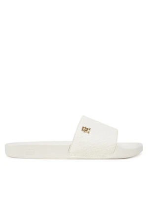 Tommy Hilfiger Klapki Th Monogram Poolside FW0FW08525 Biały