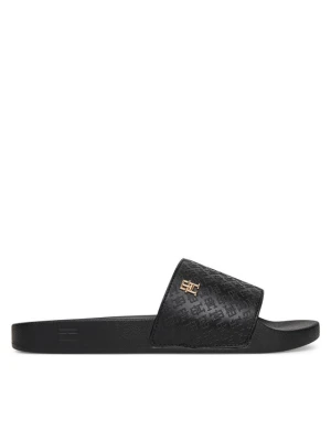Tommy Hilfiger Klapki Th Monogram Poolside FW0FW08525 Czarny