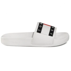 Tommy Hilfiger Klapki Tommy Jeans Flag Pool Slide W EN0EN00474-YBS białe