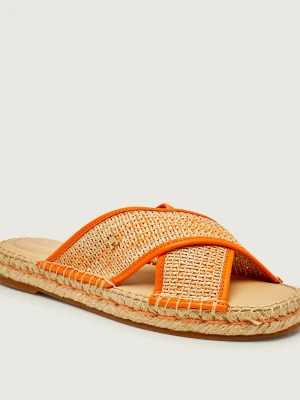 Tommy Hilfiger Klapki | z dodatkiem skóry beżowy