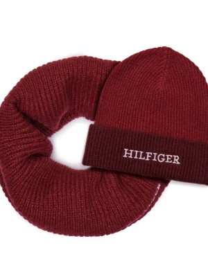 Tommy Hilfiger Komin + czapka | z dodatkiem wełny