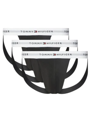 Tommy Hilfiger Komplet 3 par slipów Jock Strap UM0UM03377 Czarny