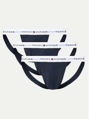 Tommy Hilfiger Komplet 3 par slipów Jock Strap UM0UM03377 Granatowy