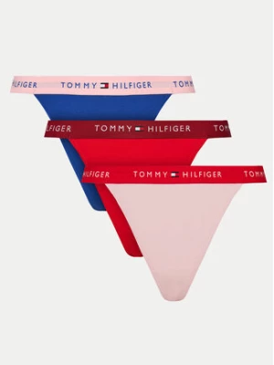 Tommy Hilfiger Komplet 3 par stringów UW0UW05640 Kolorowy