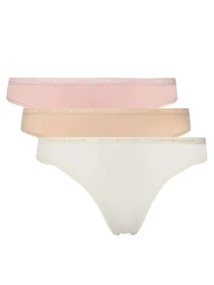 Tommy Hilfiger Komplet 3 par stringów UW0UW05882 Kolorowy