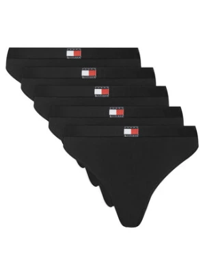 Tommy Hilfiger Komplet 5 par stringów UW0UW05642 Czarny