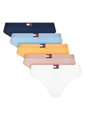 Tommy Hilfiger Komplet 5 par stringów UW0UW05642 Kolorowy