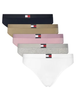 Tommy Hilfiger Komplet 5 par stringów UW0UW05642 Kolorowy