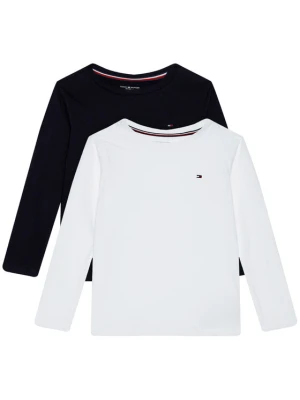 Tommy Hilfiger Komplet bluzek Cn Tee Ls UB0UB00309 Kolorowy Regular Fit