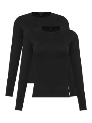 Tommy Hilfiger Komplet bluzek Essential DW0DW17716 Czarny Slim Fit
