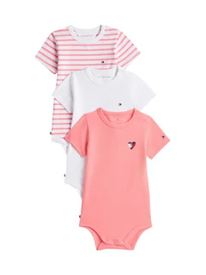 Tommy Hilfiger Komplet body dziecięcych KN0KN02373 Różowy