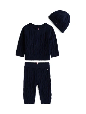 Tommy Hilfiger Komplet dziecięcy KN0KN02080 Granatowy Regular Fit