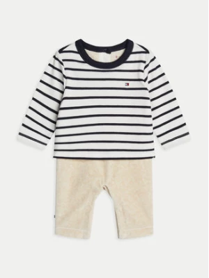 Tommy Hilfiger Komplet dziecięcy Nautical Stripe Mixed 1 Piece KN0KN01938 Biały Regular Fit