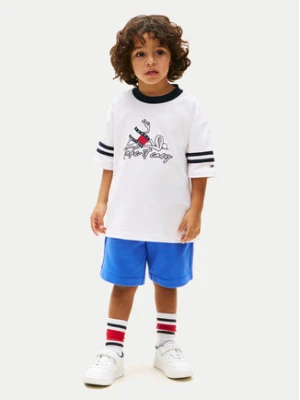Tommy Hilfiger Komplet t-shirt i spodenki Wavy Flag KB0KB10410 Kolorowy Regular Fit