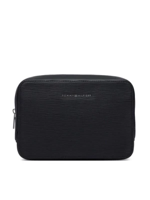 Tommy Hilfiger Kosmetyczka Th Business Saffiano Washbag AM0AM14803 Czarny
