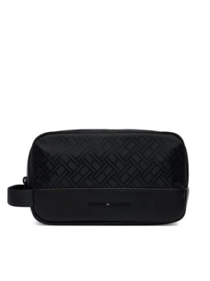 Tommy Hilfiger Kosmetyczka Th Nylon Jacquard Washbag AM0AM14508 Czarny