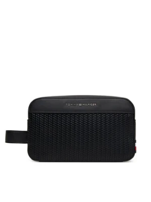 Tommy Hilfiger Kosmetyczka Th Woven Washbag AM0AM13838 Czarny