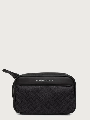 Tommy Hilfiger kosmetyczka z imitacji skóry czarny